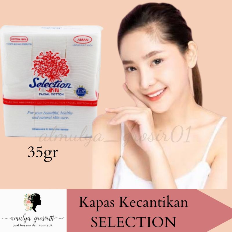 Kapas Wajah Selection (Pembersih Wajah )Kosmetik