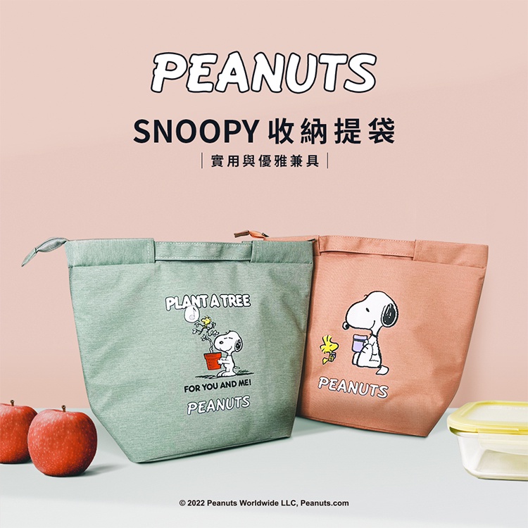 Snoopy兩用提袋-經典人物款 便當袋 露營 收納 保冷袋 送 運動水壺 氣泡水 可樂 可裝