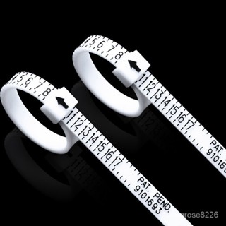 【優選精品】量手指標準戒圈測量環戒指圈口尺寸大小號碼美碼塑膠軟尺神器工ins日韓風 8S2C
