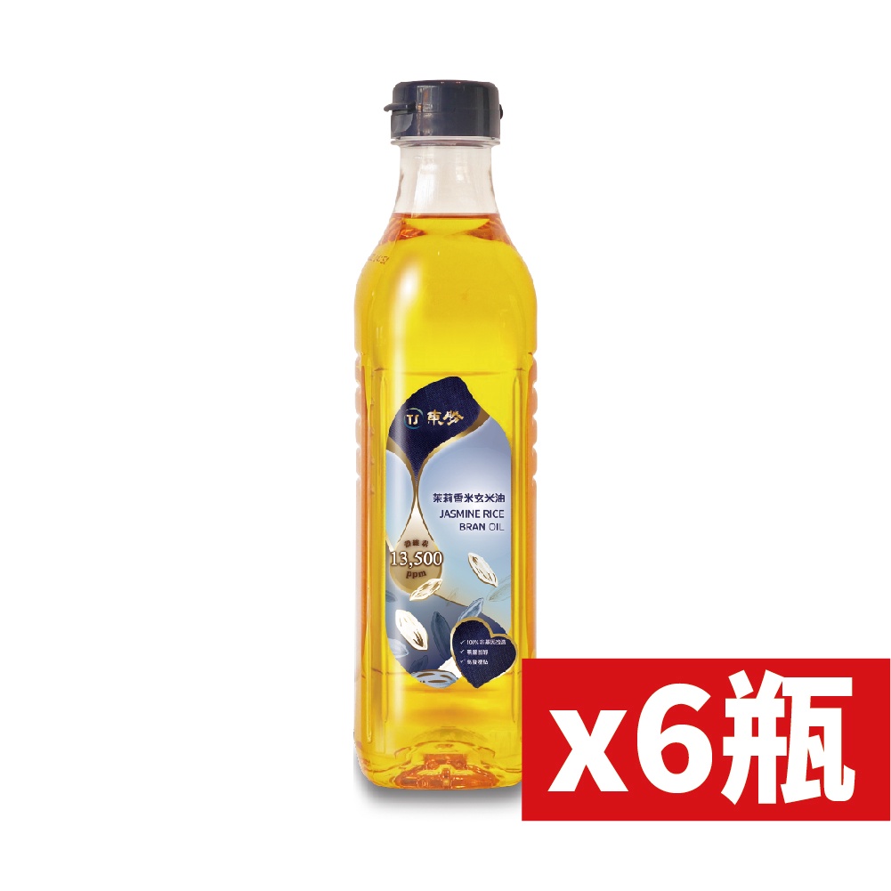 【東勝】泰國JAIKAO茉莉香米玄米油500ml（6瓶裝）