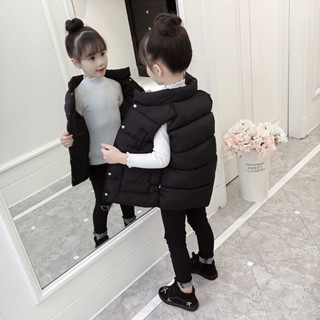 熱銷 兒童馬甲秋冬季加厚外穿洋氣寶寶男童女童羽絨棉外套背心特價