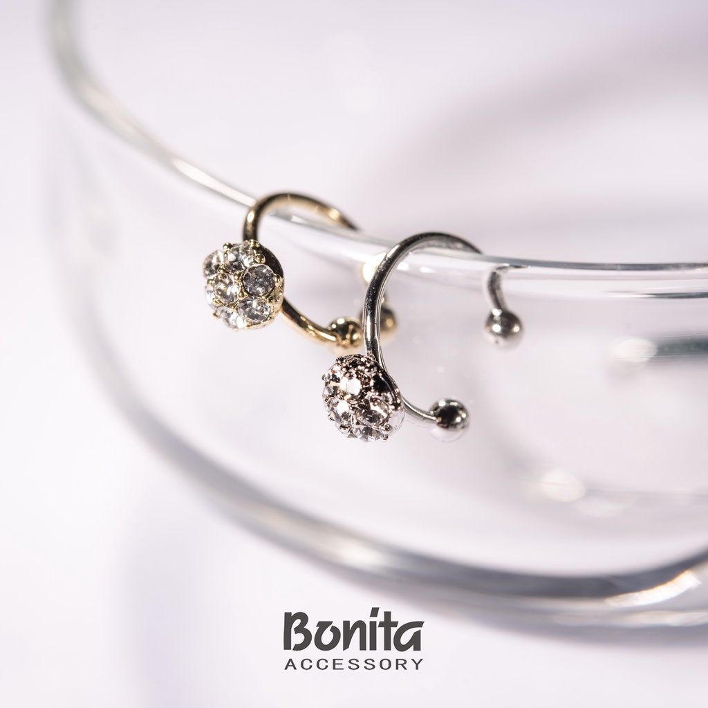 【Bonita】✿單個販賣✿小花叢耳骨夾700-9127/ 皇冠耳骨夾9128/任選三件NT$290