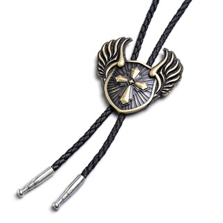 大天使守護 保羅領帶 Bolo Tie 美式領帶 項鍊 古銅款 (BTIJA1102N)│MF select