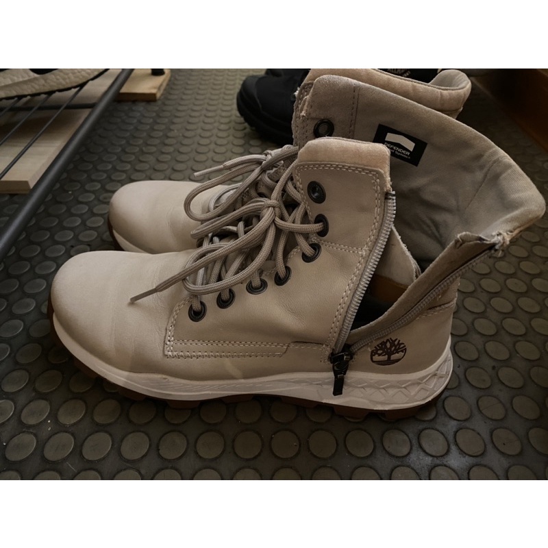 (二手）Timberland 拉鍊防水靴 brooklyn side zip boot us 8.5