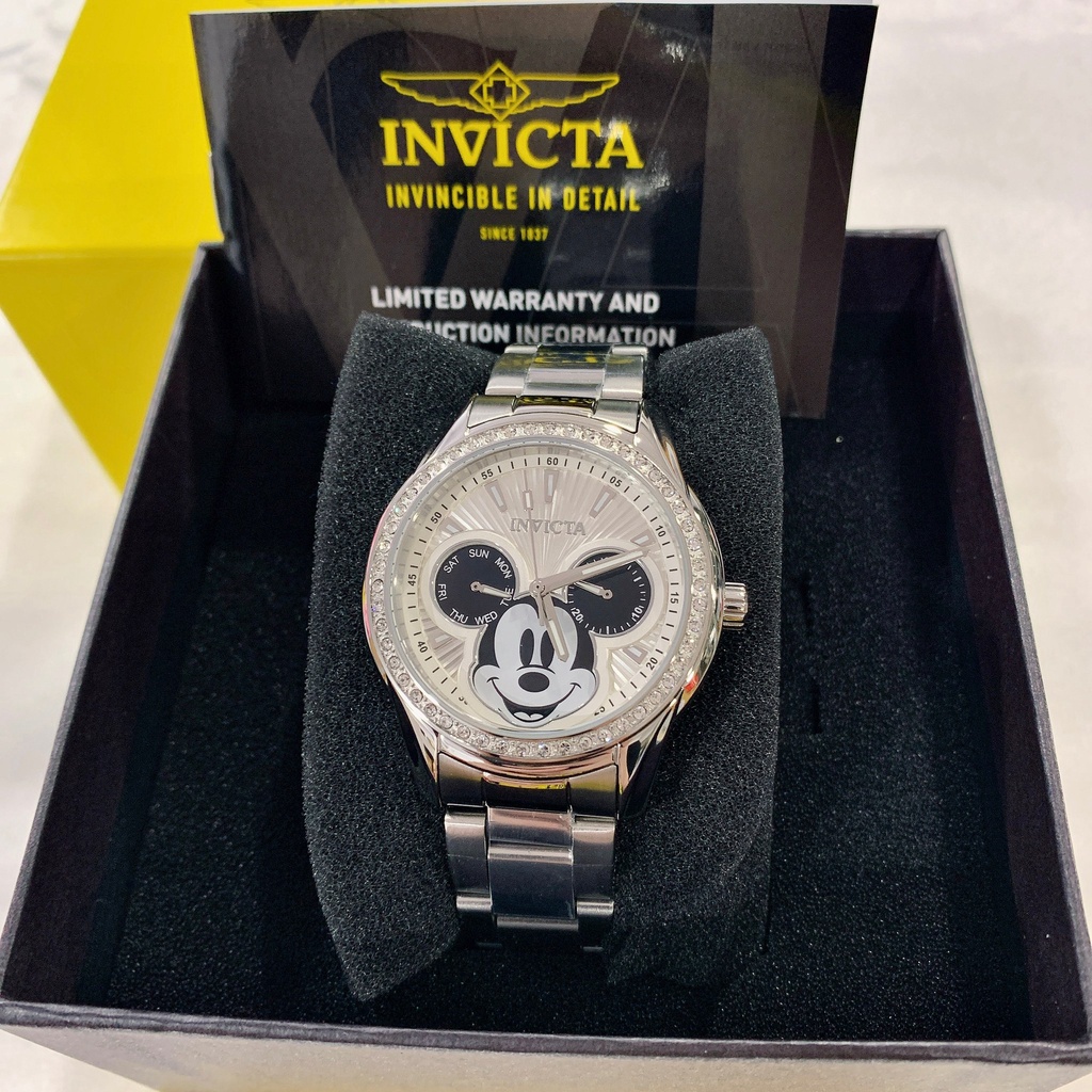 (Little bee小蜜蜂精品)INVICTA 英威塔 Disney聯名限量款 米奇鋼錶 全球限量3000支
