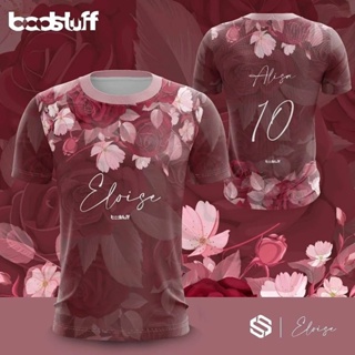 Flora 昇華襯衫昇華聯鎖針織衫 Flora 3d T 恤尺寸