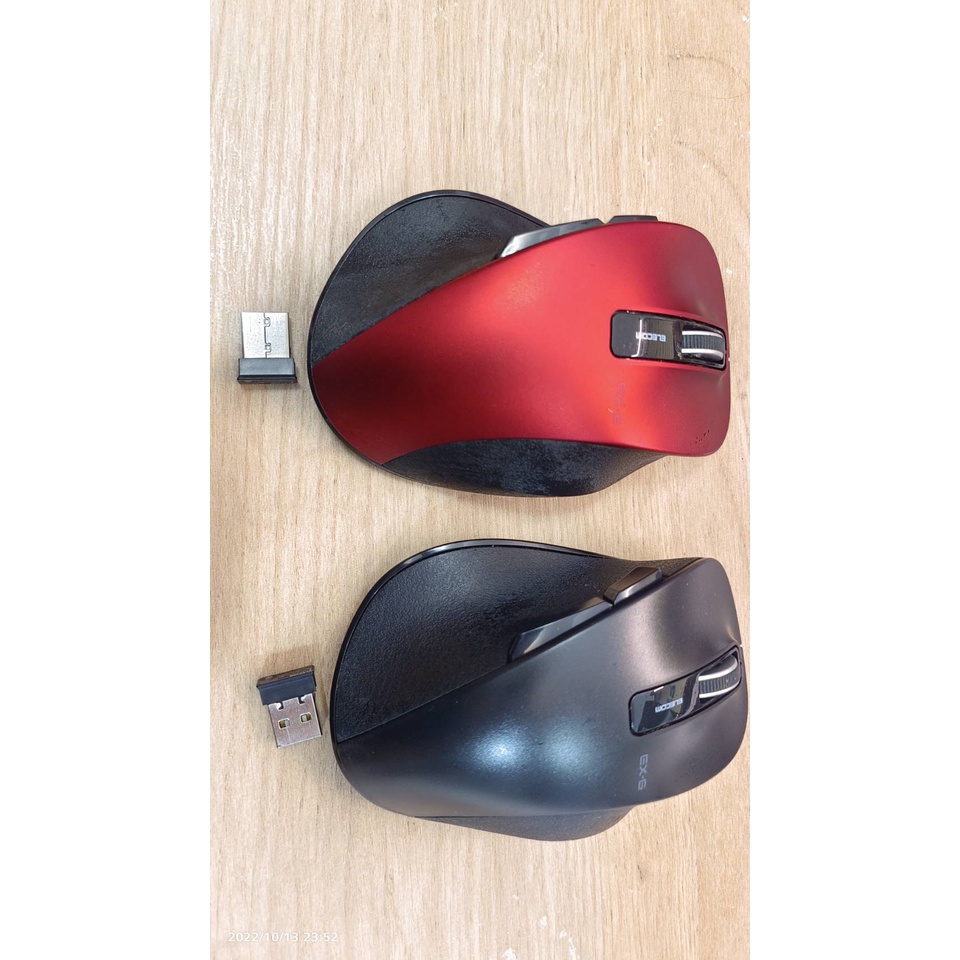 (二手)ELECOM M-XG系列進化款無線滑鼠(L)(紅)