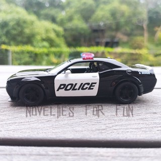 道奇挑戰者 Dodge Challenger SRT 1:38金屬模型車 美式肌肉警車