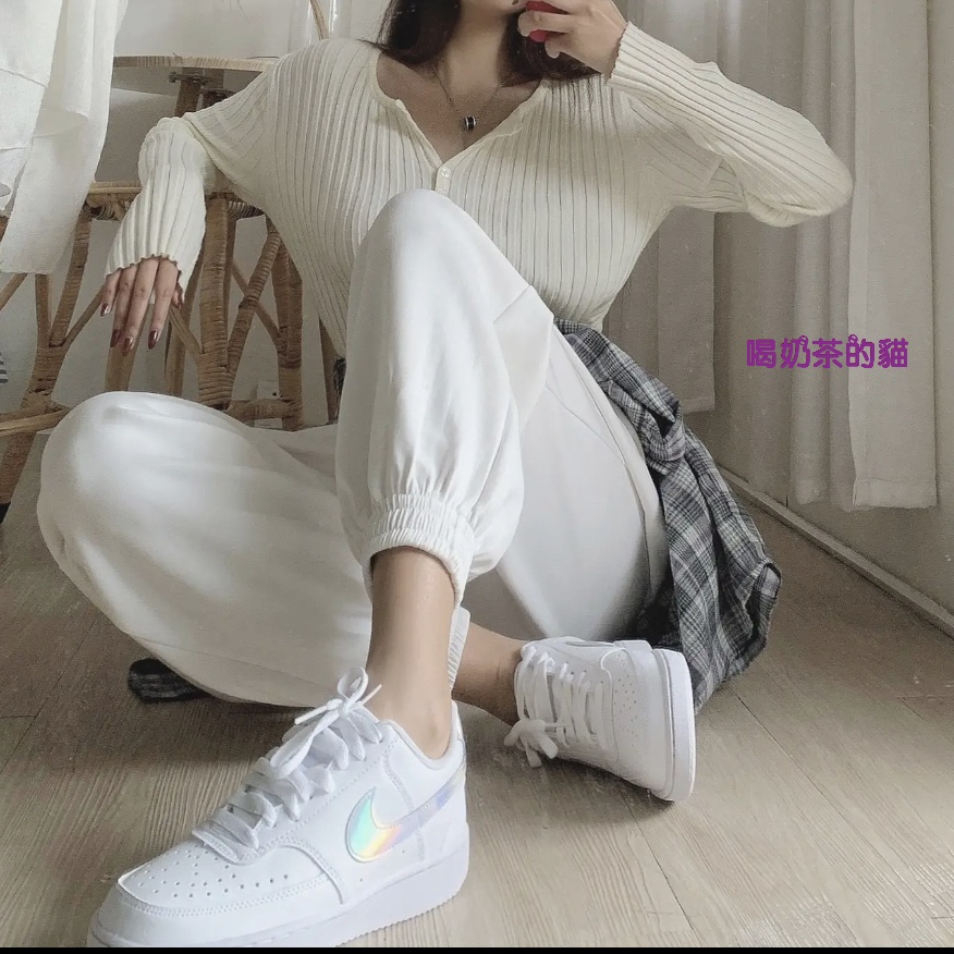 韓國代購 NlKE ΑIR FΟRCE 粉色 白色 鐳射勾  CJ1646-100 CJ1646-600 休閒板鞋 女款
