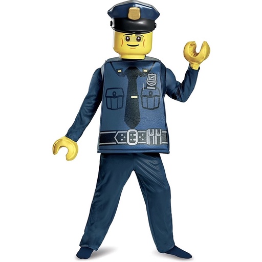 現貨 快速出貨 可面交 美國男童 萬聖節 超帥氣 Lego 樂高 警察 兒童造型服 變裝服裝 萬聖節服飾