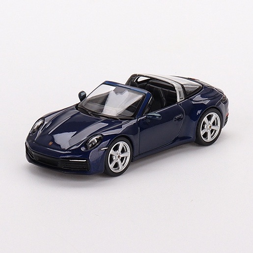 [玩三工作室]送膠盒 MINI GT #412_Porsche 911 Targa 4S Blue Metallic