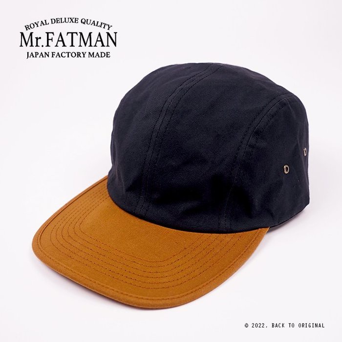 BTO 日本【Mr.FATMAN】4片式石蠟帆布露營帽