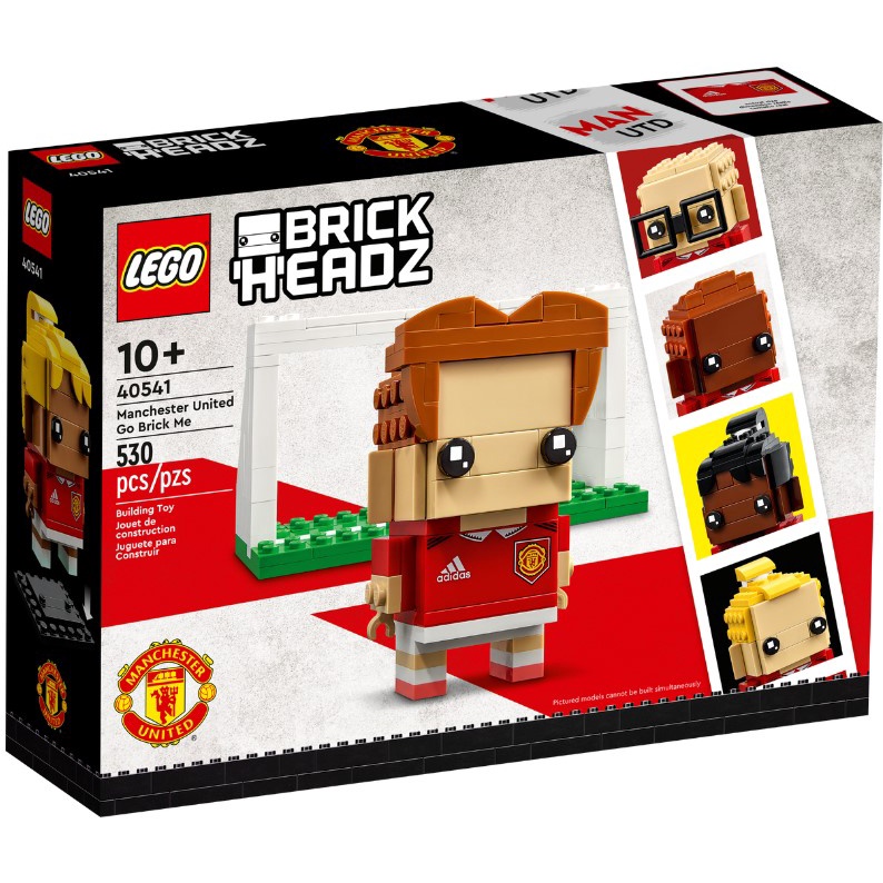 ［想樂］全新 樂高 LEGO 40541 Brickheadz 足球隊 Manchester United