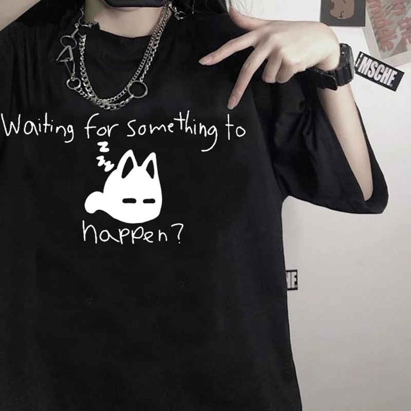 Omori t 恤衣服男士白色 t 恤 y2k 垃圾衣服復古