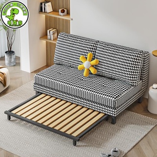 【關注-99】書房抽拉一體沙發床小型一米二折疊式可收縮直排沙發床折疊兩用