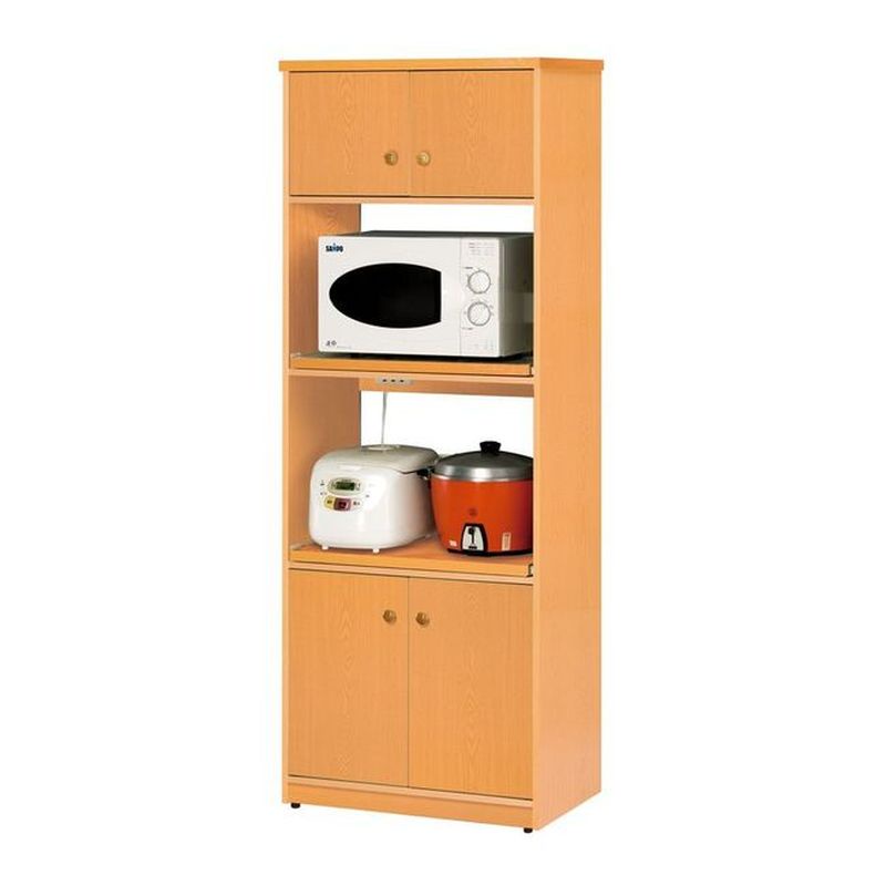 【PA997-03】廚房多功能塑鋼置物櫃(E-1264)(木紋色)(桃園以南請詢運費)