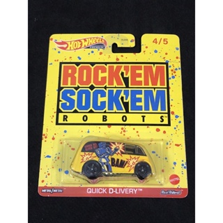 風火輪 hot wheels 汽車文化 收藏家系列 quick d-livery rock sock em 精裝 膠胎