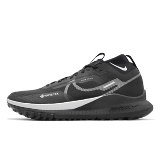 Nike 越野跑鞋 React Pegasus Trail 4 GTX 黑 白 防水 反光 男鞋 DJ7926-001