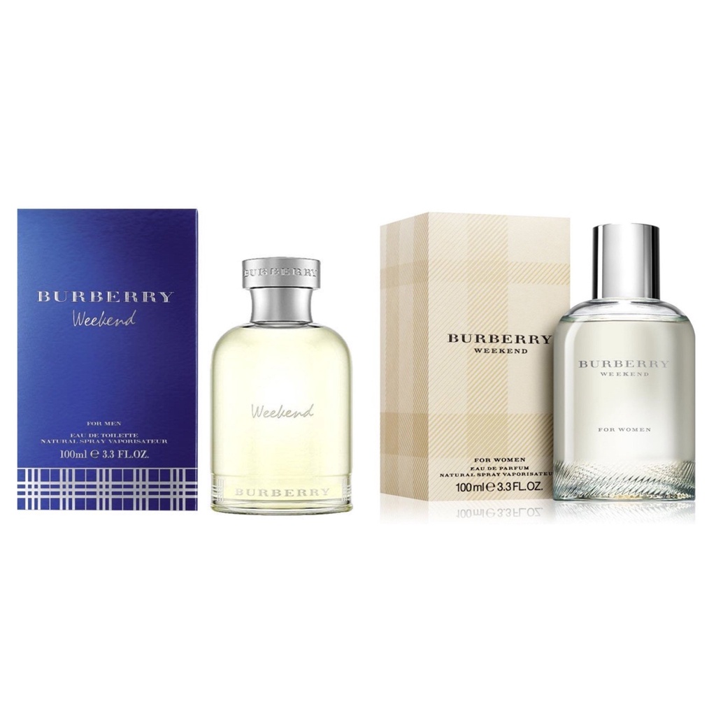 【超激敗】BURBERRY 週末 男性淡香水 100ML &  Weekend 週末 女性淡香精 100ML