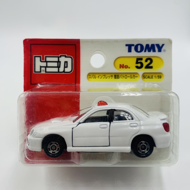 Tomica No.52 subaru impreza wrx 警車 舊藍標