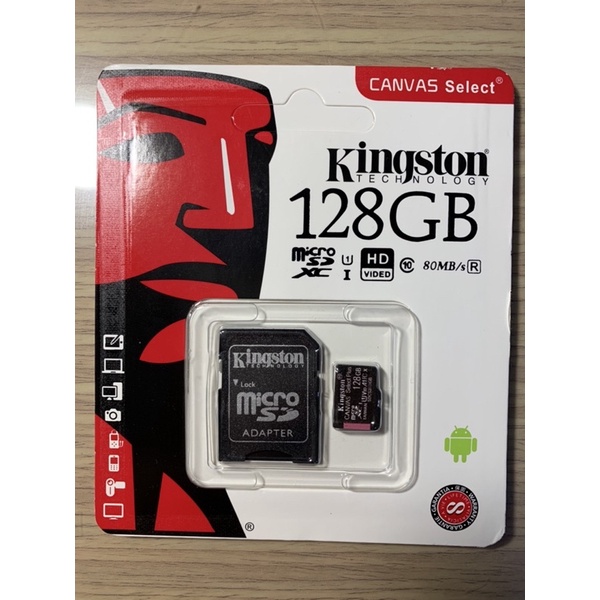 金士頓 Kingston Micro SD 128GB 記憶卡