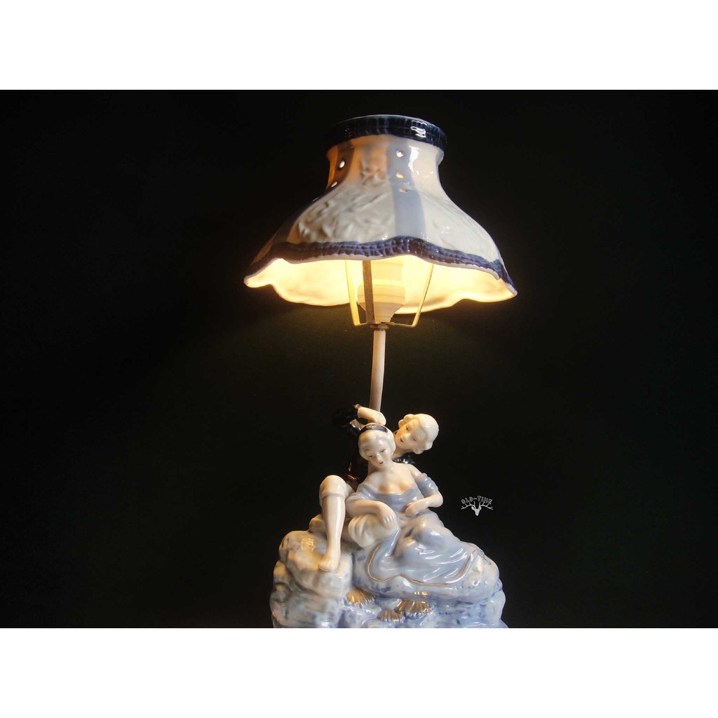 【老時光】早期二手台灣製陶瓷桌燈