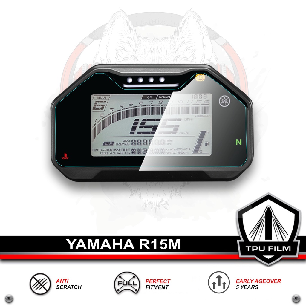 貼紙 PPF TPU 汽車錶盤保護貼 YAMAHA R15M 2022 2023 2024