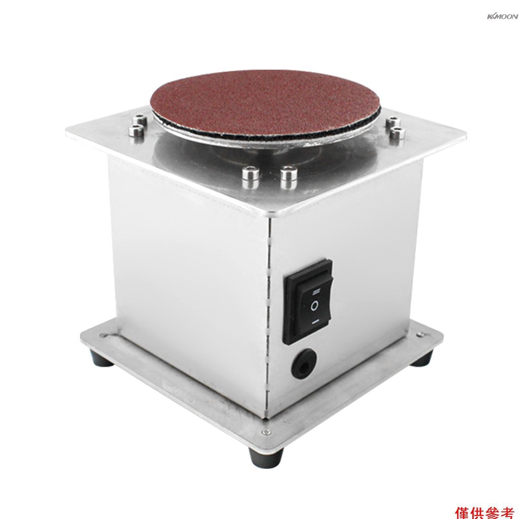 Kkmoon 迷你台盤砂光機電動磨邊器 7 變速 20 砂盤自粘 DIY 長凳打磨拋光打磨機, 用於木塑料金屬
