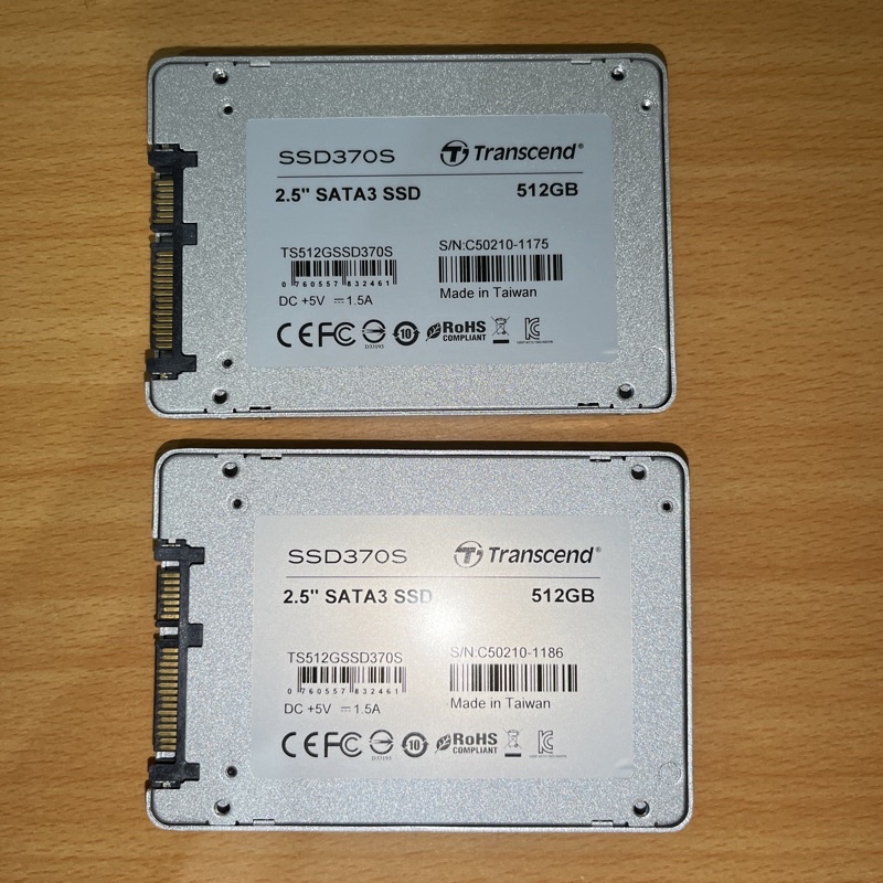 創見 SSD370S 512G MLC 非TLC 近全新 使用1000小時內