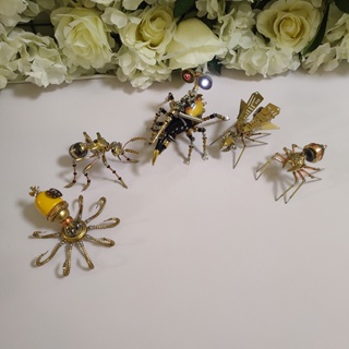 【蒸汽朋克】機械昆蟲擺件※創意動物模型純手工金屬工藝品擺件個性禮物 #3