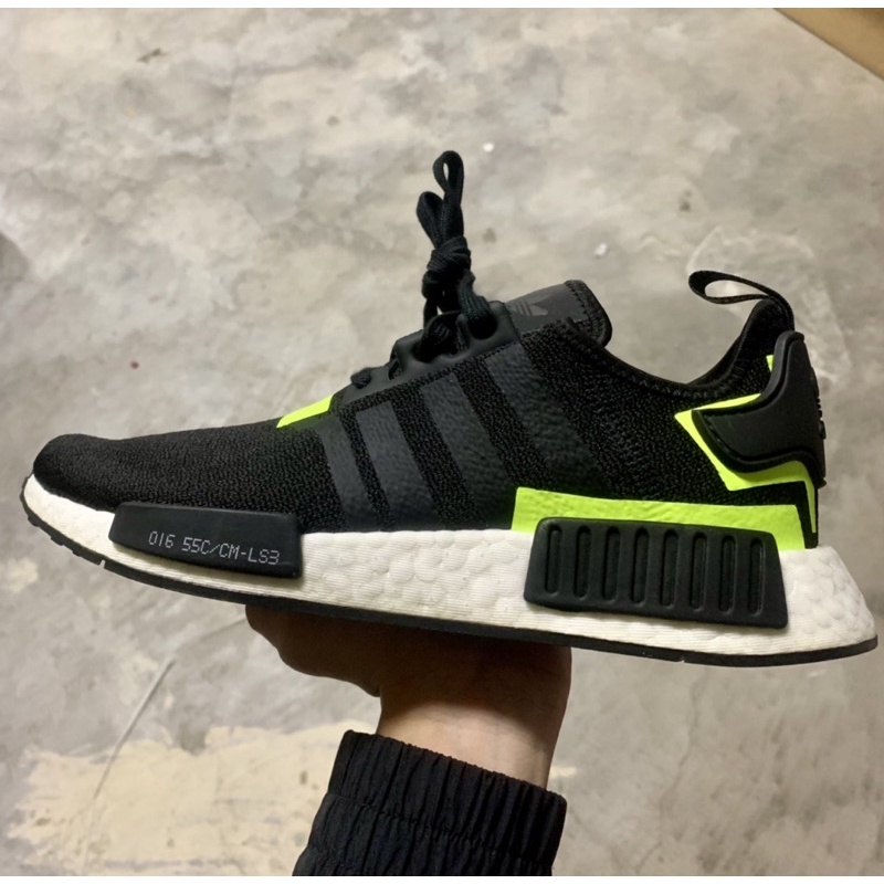 （現貨）Adidas NMD_R1 黑 黑綠 黑螢光綠 復古休閒鞋BD7751