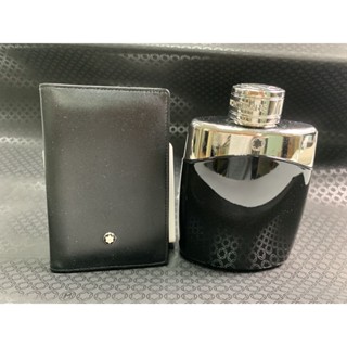 Mont Blanc萬寶龍 小牛皮名片夾 贈送香水100ML