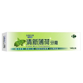 家樂福清新薄荷牙膏140g克【家樂福】