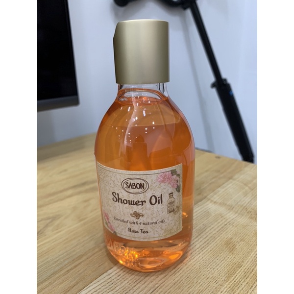 ［全新］SABON 玫瑰茶語 沐浴油 300ml （自取折$20）