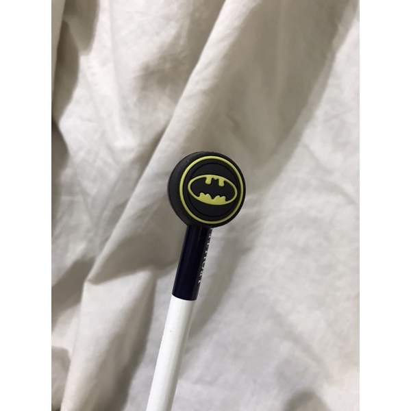 二手-Batman蝙蝠俠 蝙蝠符號 橡皮擦 插鉛筆的橡皮擦 迷你橡皮擦 收集 愛好 文具