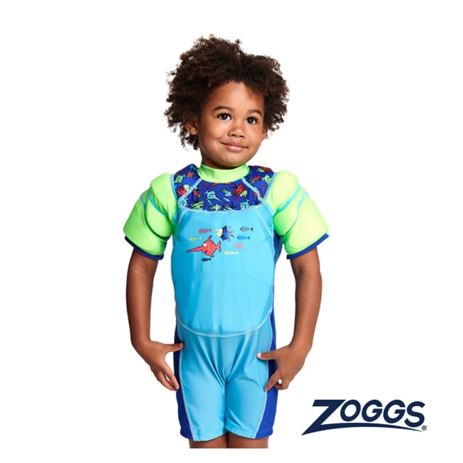 ZOGGS 嬰幼兒《聰明魚》水翼浮力連身泳衣