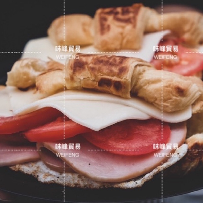 味峰-【冷凍】6入/丹麥麵包/牛角可頌/早餐/歐式麵包/冷凍麵包