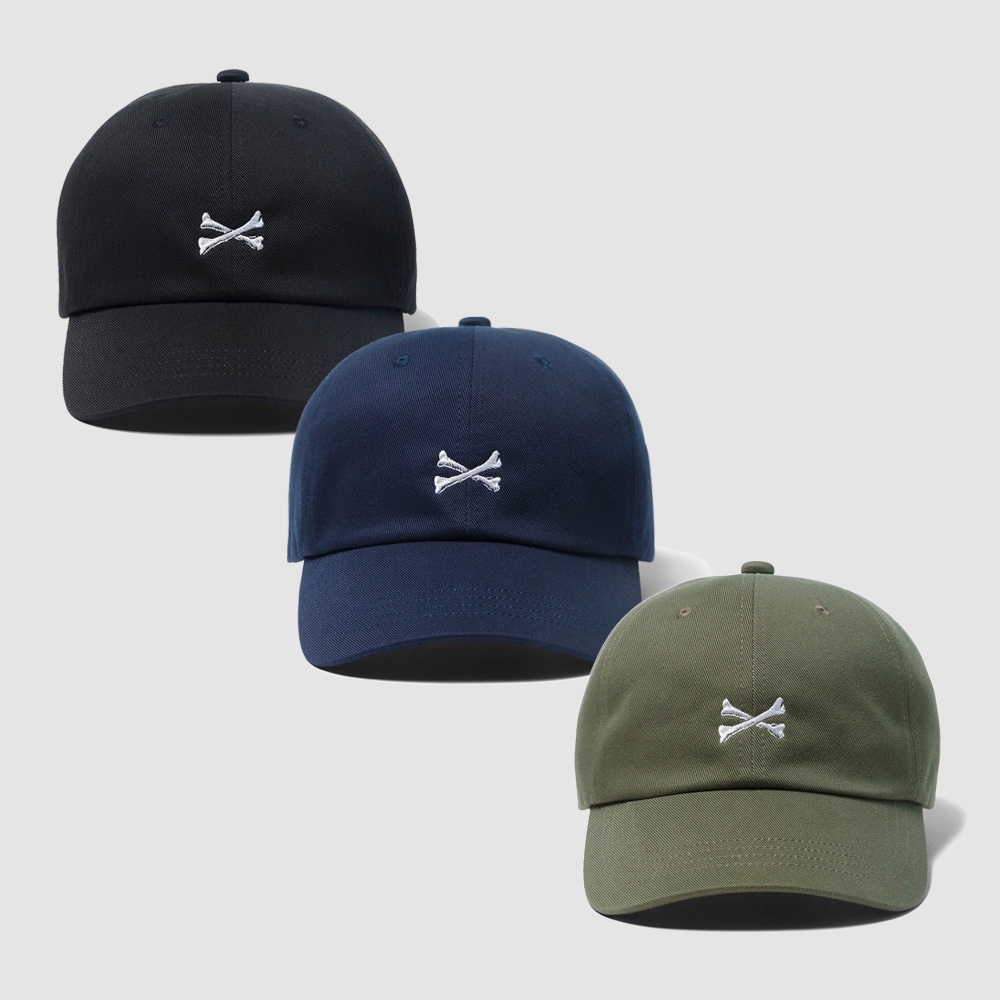 逢甲FUZZY】WTAPS T-6L 03 CAP COTTON. TWILL. X1.0 骨頭刺繡黑綠老帽 逢甲FUZZY】WTAPS T-6L 03 CAP COTTON. TWILL. X1.0 骨頭刺繡黑綠老帽