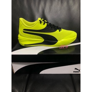 SIX PUMA TRIPLE 籃球鞋 藍綠 雪碧配色 男款 195217-07 黑螢光 03
