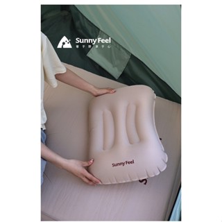 ★露露營★Sunnyfeel精緻戶外露營充氣枕野營海綿充氣枕頭野外營地睡枕抱枕