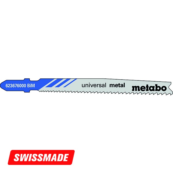 metabo 美達寶 金屬線鋸片 74/ 1.2-2.6mm/ 21-10T(T123XF) 623676000 5支裝
