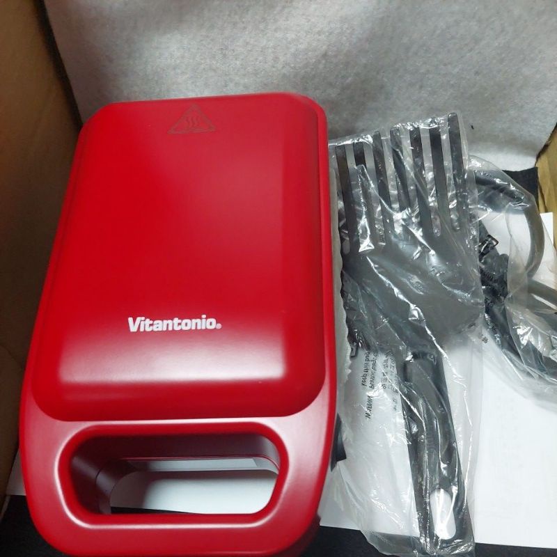 7-11 Vitantonio 厚燒熱壓三明治機 蕃茄紅 限量