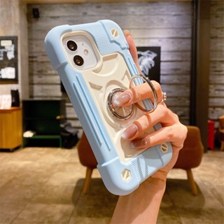 三合一加厚氣囊 旋轉支架 防摔殼 適用 iPhone 16 15 14 13 12 11 pro max 手機殼 XR