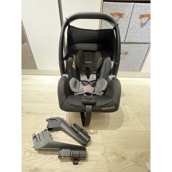 二手RECARO PRIVIA EVO提籃附轉接器