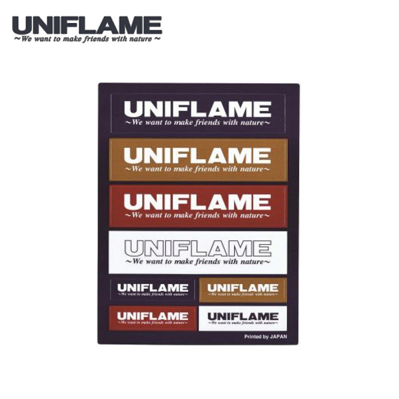 【UNIFLAME】露營品牌貼紙套組 U690109