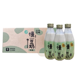 【鳳榮農會】慢 有機低糖豆奶245mlX24罐/箱X2箱,免運費