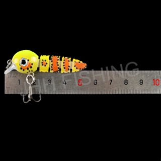 【6色可選】米諾路亞餌蝌蚪假餌多節UV熱列印迷你微物路魚餌漁具 #2