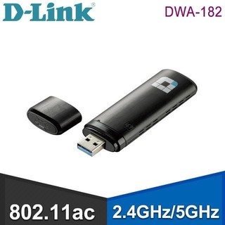 D-Link 友訊 DWA-182 AC1300雙頻USB3.0 無線網絡卡