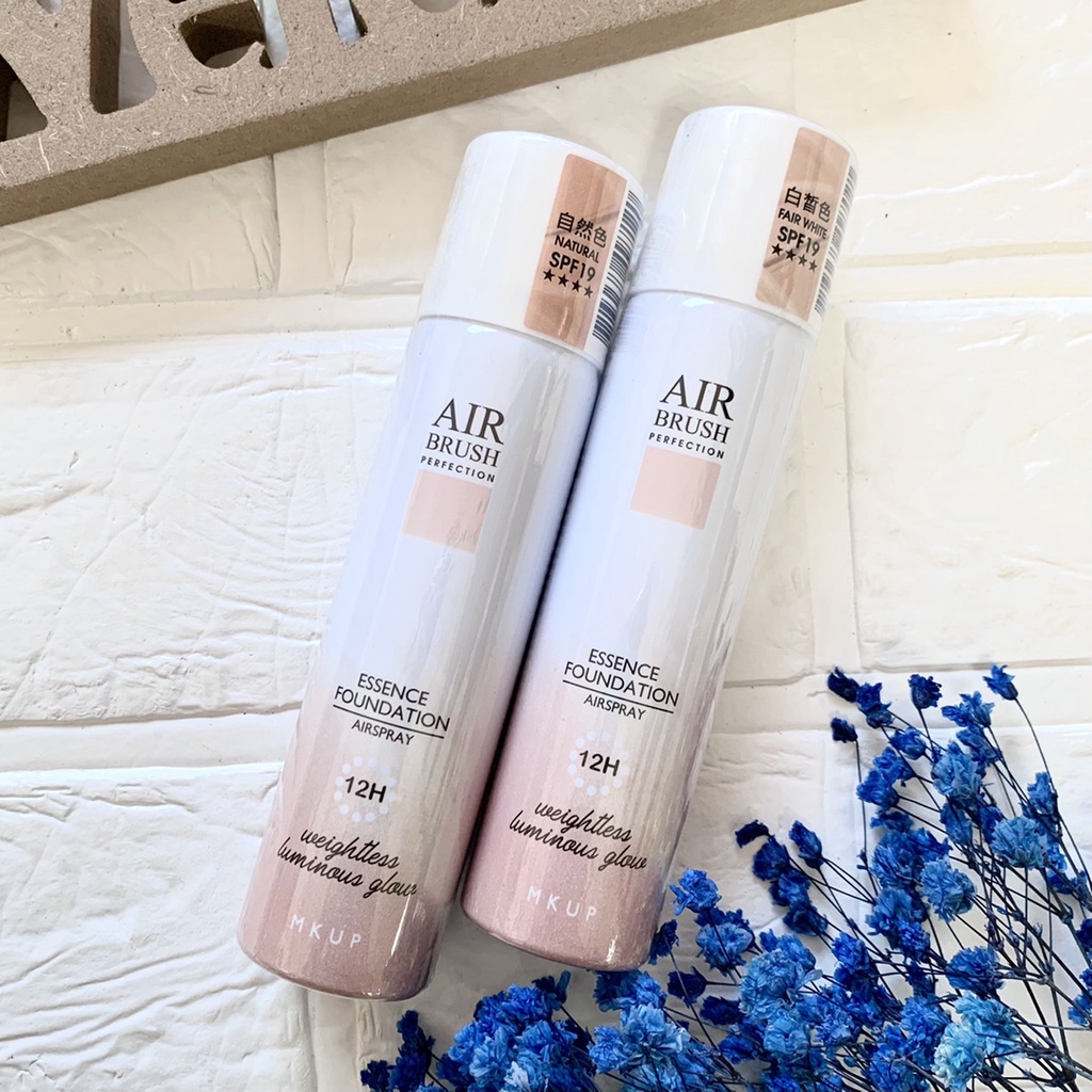 ✔現貨💯公司貨【MKUP 美咖】空氣感精華粉底液 白皙色/自然色 SPF19 持妝12小時 愛紗推薦 30g