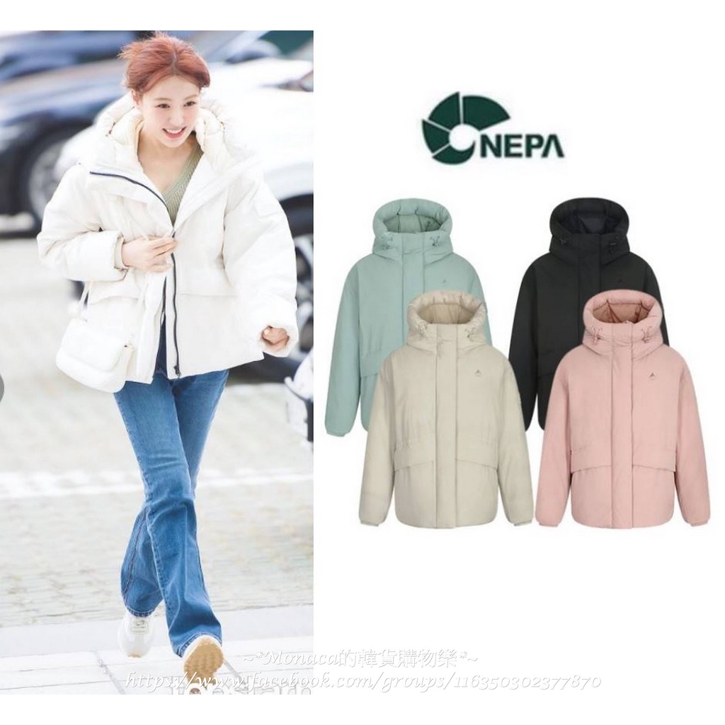 韓國【NEPA】C-TR連帽鵝羽絨外套 🔥RED VELVET WENDY、劉亞仁代言穿著同款，有分男女款